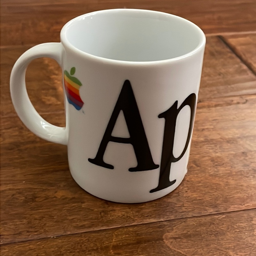1980s MacIntosh Apple Mug